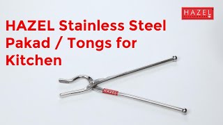Hazel Matte Finish Pakkad One Side, Stainless Steel, Silver