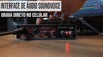 Interface de Áudio SOUNDVOICE Delphi-02. A Melhor para transmitir para o Celular via OTG EM 2025