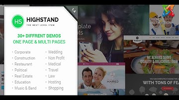 Highstand - Responsive MultiPurpose Joomla Theme With Page Builder | Themeforest Website Templates