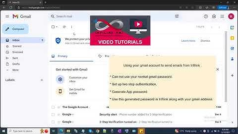 Infilink HMI : Using Gmail account to send emails from Infilink.