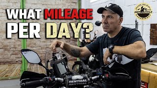 What is the OPTIMAL Daily Mileage for Motorcycle Travel?