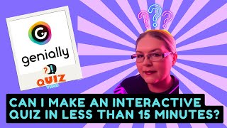 Create an Epic Quiz in Just 15 Minutes Using a FREE Genially Gamified Quiz Template! screenshot 2
