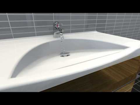 Сифон для умивальник біде низький Purus 32-40 мм G 11/4-11/2, видео 1