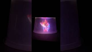 3D Hologram Hack Using Plastic pot | Hologram Fish Illusion in Cup | Turmeric Water trend #diy #art