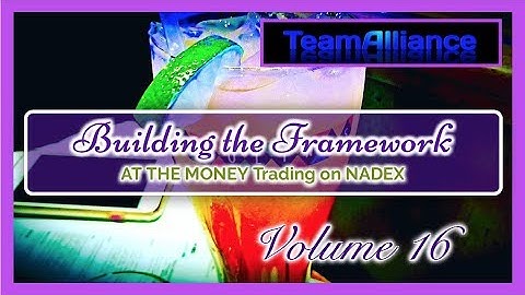 Building the Framework - AT THE MONEY Trading on NADEX Vol. (16) | #TeamAlliance