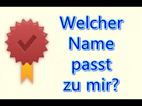 Wer passt zu mir name