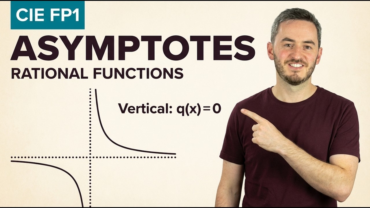 1 - Horizontal and Vertical Asymptotes  | CIE A Level Further Pure Mathematics 1 9231