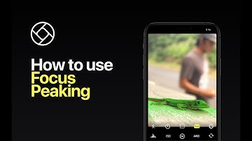 How to use focus peaking on iPhone — Halide tutorial