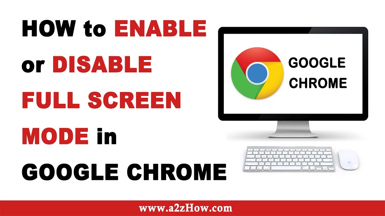 how to escape full screen mode on google chrome