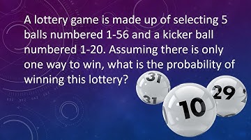 Probability - Lottery Example
