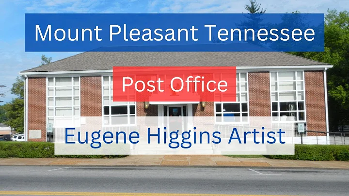 Mount Pleasant Tennessee Post Office  Building and Mural.