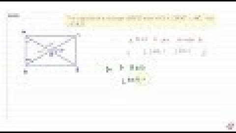 The diagonals of a rectangle `A B C D` meet at `Odot` If `/_B O C=44^0,` find `/_O A Ddot`