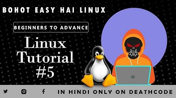 Linux Tutorial 5 - I/O Redirection in linux full details in easy way  || In Hindi || DeathCode