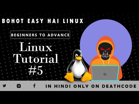 Linux Tutorial 5 - I/O Redirection in linux full details in easy way  || In Hindi || DeathCode