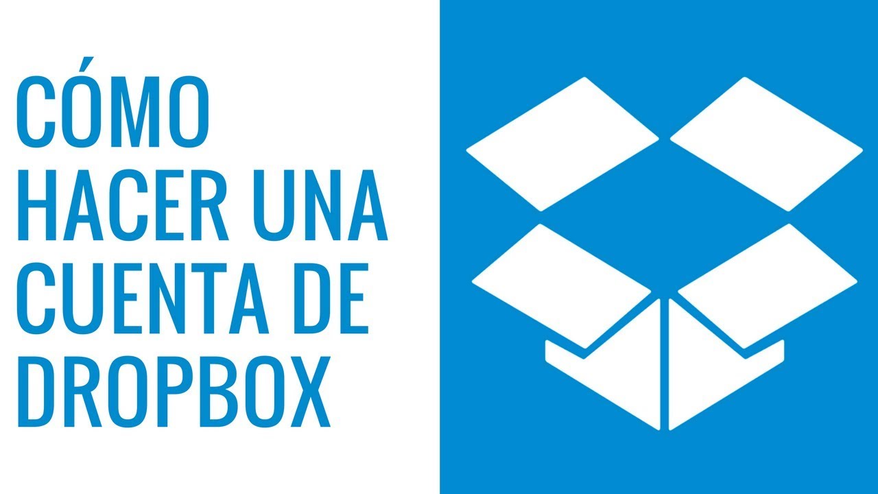 Cómo hacer una cuenta de Dropbox