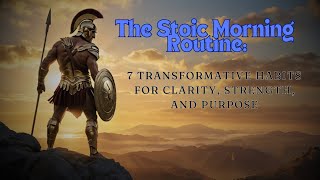"The Stoic Morning Routine: 7 Transformative Habits for Clarity, Strength, and Purpose"