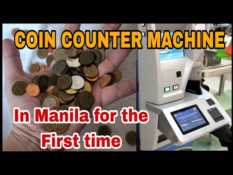 Trying Out The New Coin Deposit Machine In Ermita Manila.