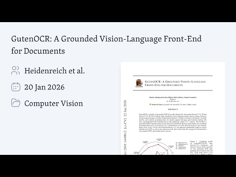 GutenOCR Grounding Vision Language Models 