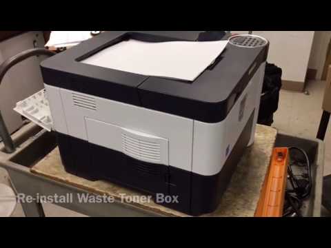"Check Waste Toner Box" Error - Kyocera 2100 - How To Replace Waste Toner Box On Kyocera FS-2100DN