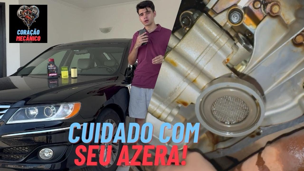 AZERA 2011 - PROBLEMA NO VVT, TROCA DE ÓLEO E LIMPEZA DO CÁRTER EM CASA (Faça você mesmo)