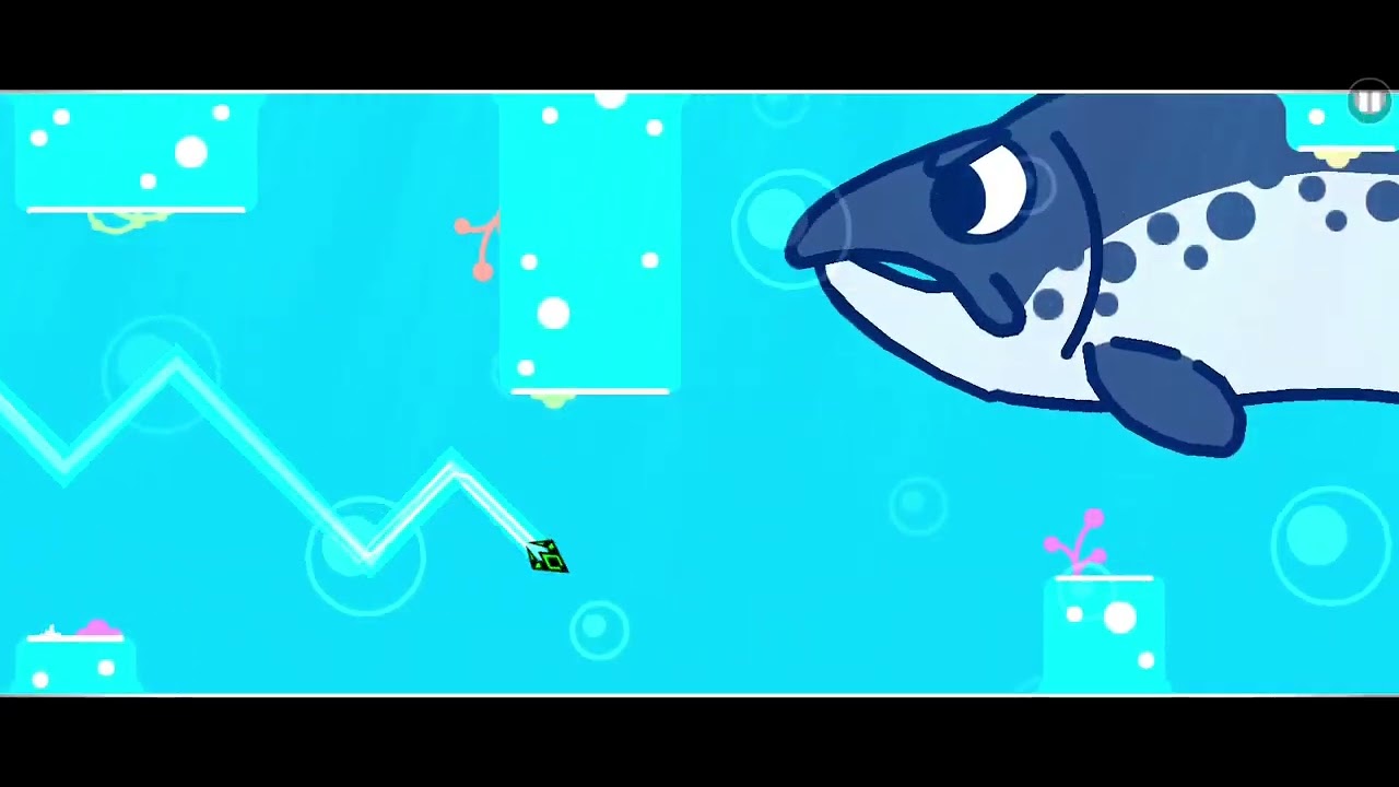 SALMON - gameplay geometry dash - YouTube