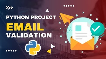 Check & Validate E-Mail Addresses in Python! | Python Project Tutorial