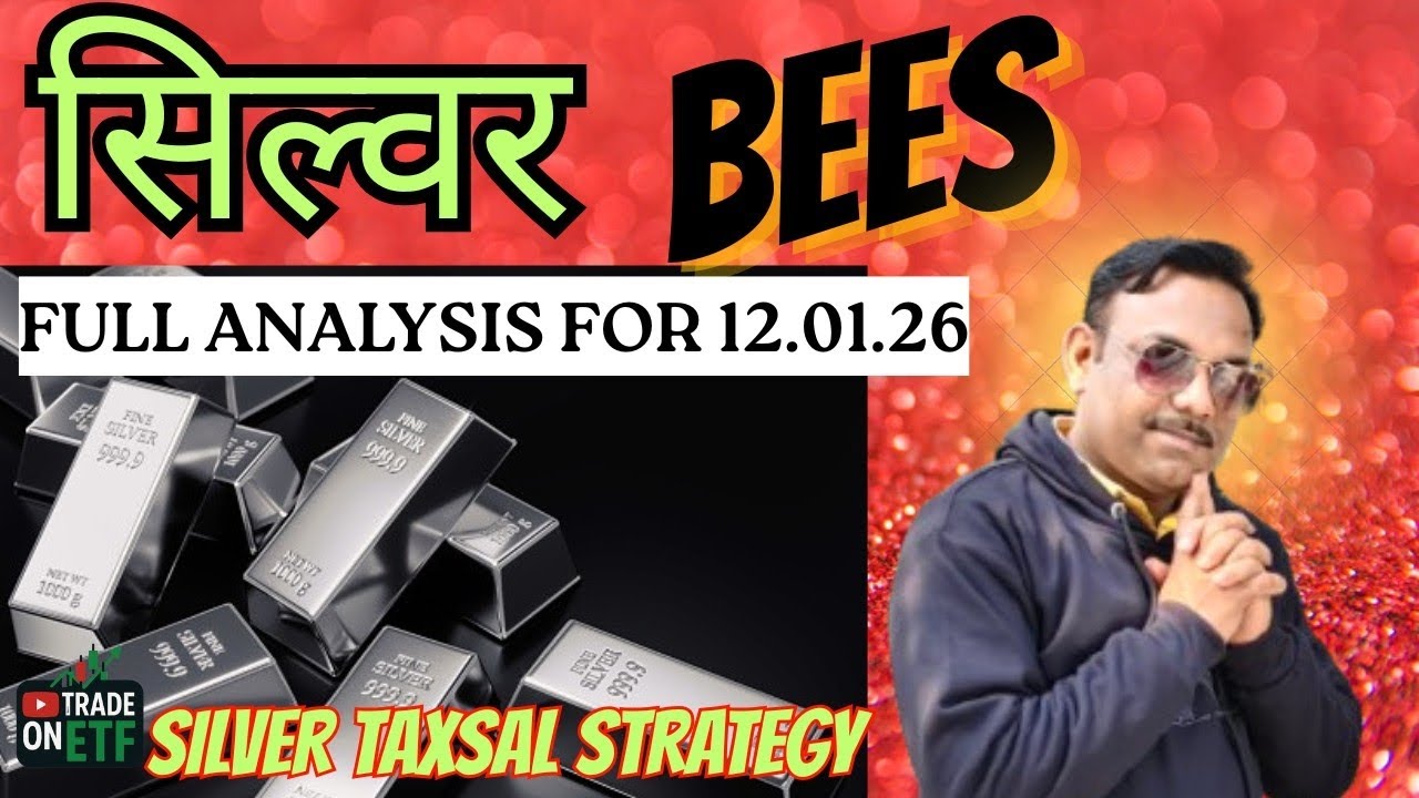 SilverBeES में बड़ा ब्रेकआउट? Gold me kya? | SilverBeES Trading Strategy | 12 Jan 2025 Full Analysis