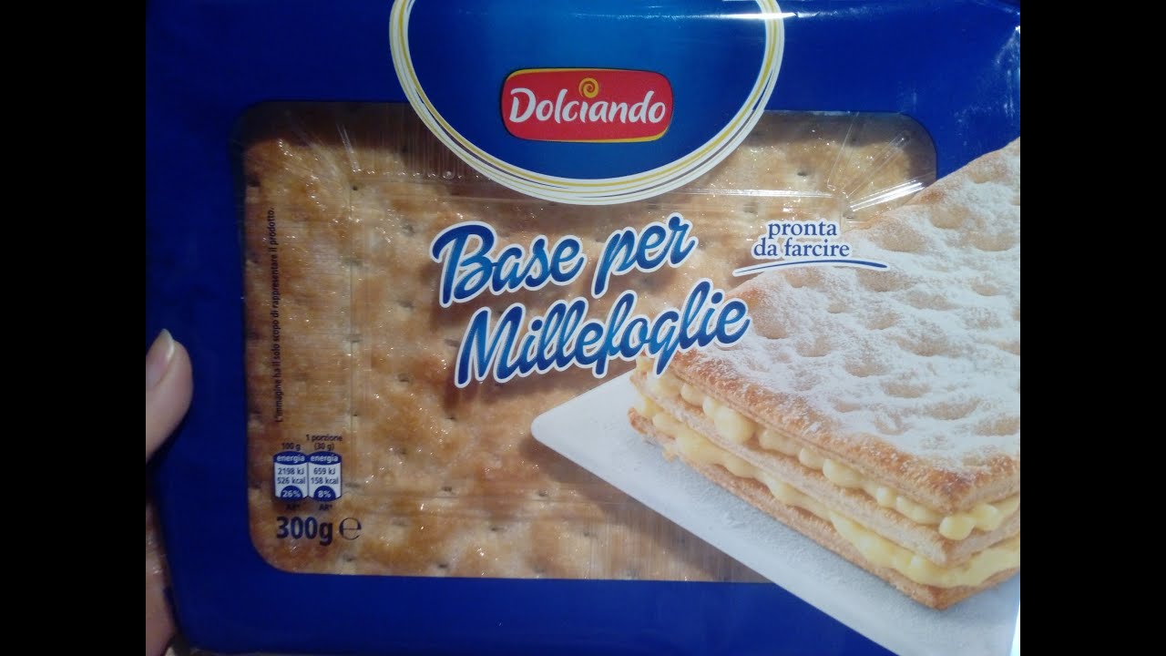 Base per Millefoglie confezionata Dolciando Eurospin YouTube