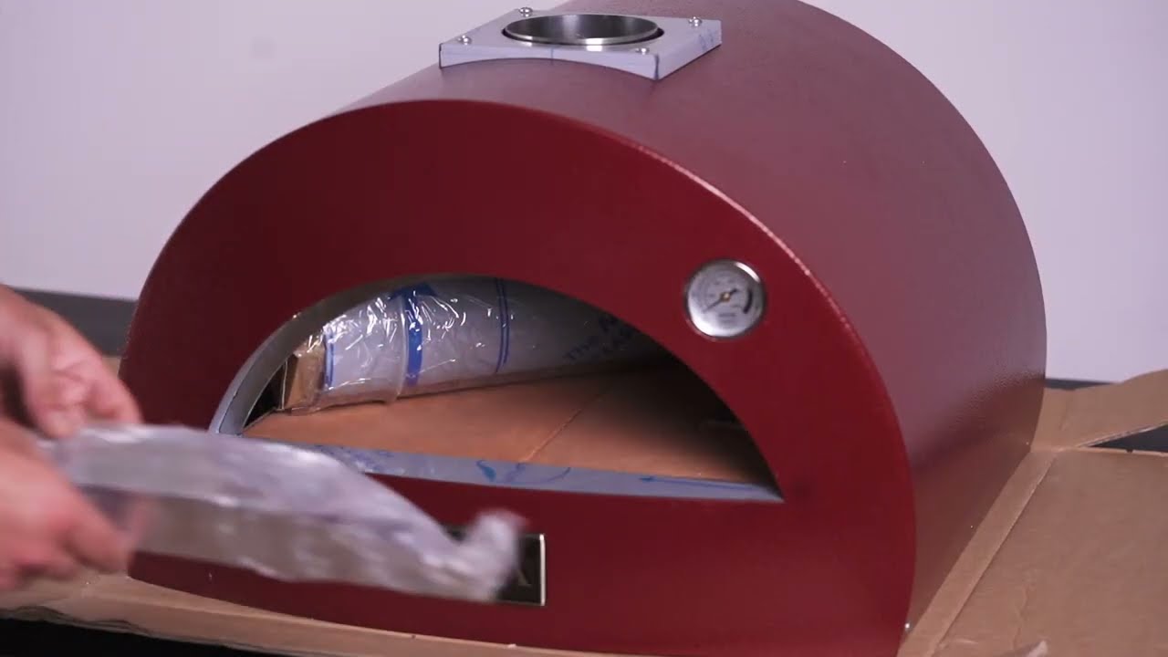 Alfa Moderno Portable Pizza Oven - Antique Red - FXMD-PTPB-GROA-U