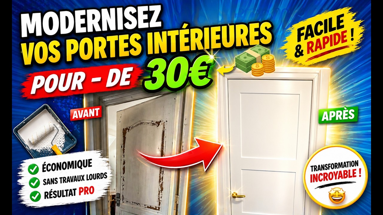 Comment rénover tes portes pour moins de 30 € 