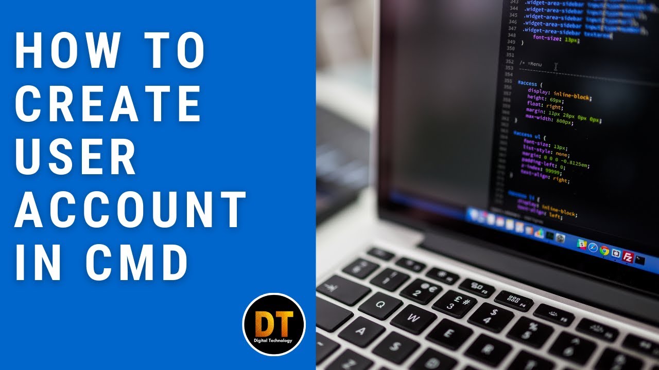 How to Create User Account through Command Prompt (CMD) In Hindi | By ...