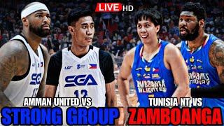 Strong Group vs Amman United | Zamboanga vs Tunisia LIVE | 34th Dubai Basketball Championship