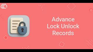 Advance Lock Unlock Records in Odoo || INKERP