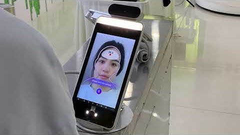 HFSecurity RA08T attendance management system using face recognition Temperature EU Green Pass