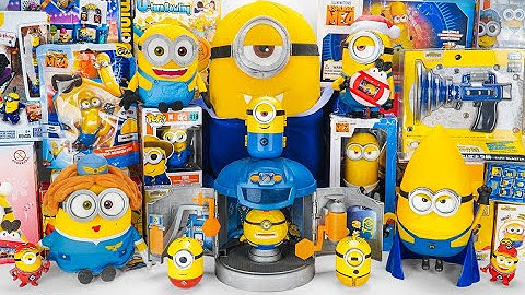 DESPICABLE ME 4 toy collection unboxing 🍌Mega Minions Transformation Chamber 💛 Mega Minion Dave