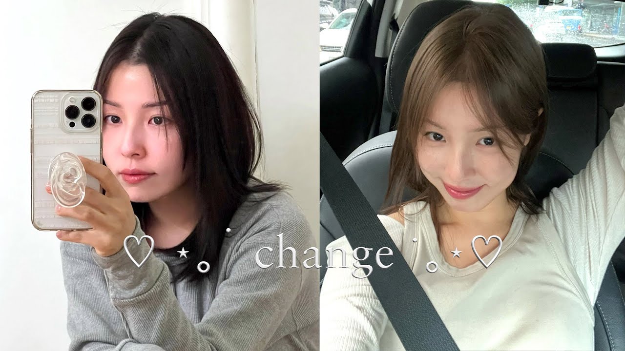 인생 처음으로 탈색해보았다 브이로그