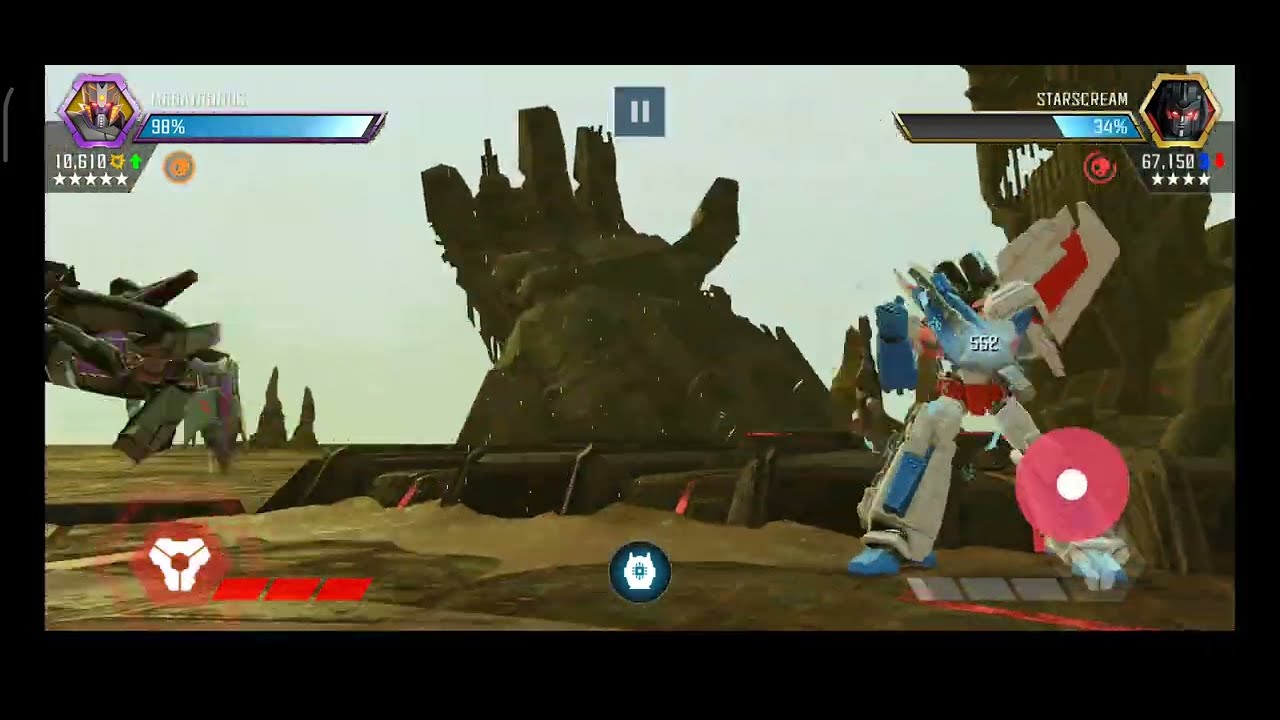 Transformers to fight Ruler of Kaon Starscream Gameplay. YouTube