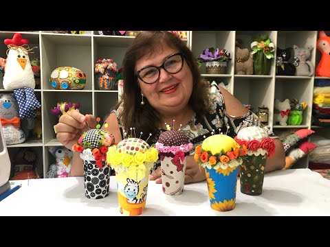 Porta alfinetes !!! Ao Vivo
