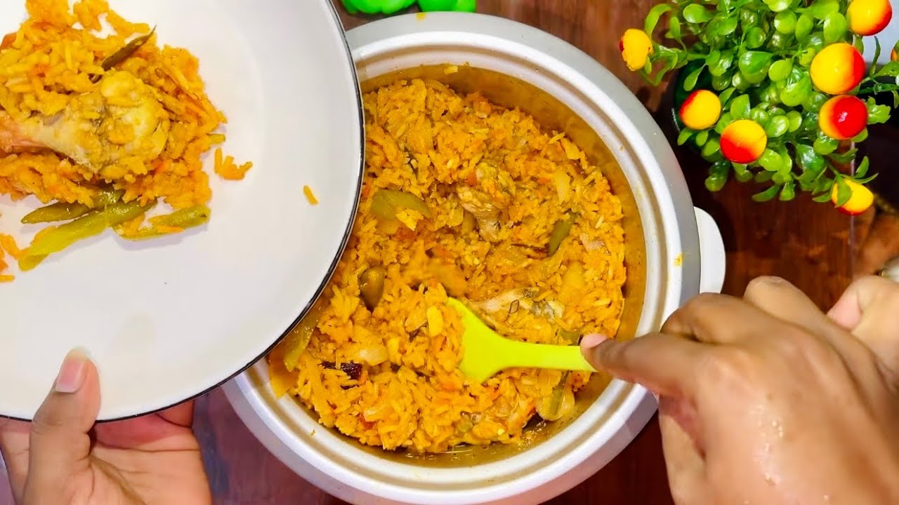 රයිස් කුකර් එකේ හදා ගත්ත රස බිරියානි එක | by Rasa Recipe AK - YouTube