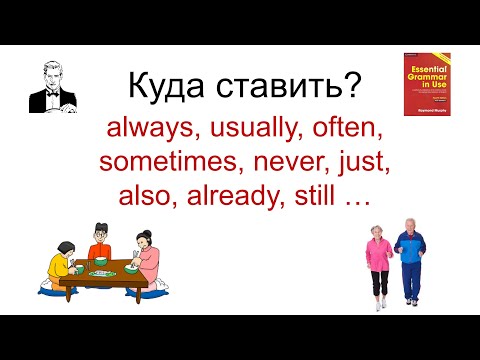 Куда ставить наречия: always, usually, often, sometimes и т.д.?