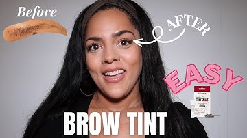 DIY Tint Your Eyebrows at Home!! Godefroy Hair Color Kit from Amazon under $4