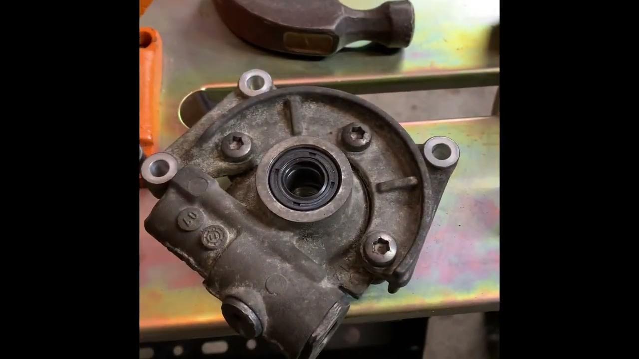 Porsche Cayenne power steering pump rebuild - YouTube
