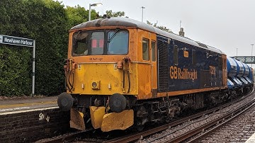 GBRf Class 73119 + 73212 @ Newhaven Harbour Working 3W90 RHTT 29/09/19