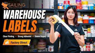Custom Warehouse Labels for Barcode Tracking and Inventory Management