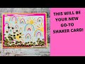 You&#39;ll never make a shaker card the same way again! #shakercards #simplecardmaking