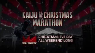 El Rey Network Kaiju 3-day Christmas Marathon 2015
Thought the promo was badass so here it is something for me to do during my Christmas break lol
My Social media:
Twitter: https://twitter.com/Webhead15
Facebook: https://www.facebook.com/pages/The-Spectacular-Web-Head/658750070878155?ref=hl
Instagram: http://instagram.com/webhead_15 El Rey Network Kaiju 3-day Christmas Marathon 2015
