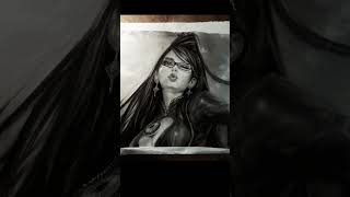 Plzz help.. i Can't stop my self from this diva 😭 #art #charcoal #sketch #drawing