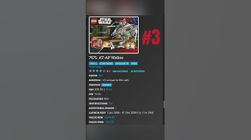 Top 3 LEGO Star Wars Sets of 2008