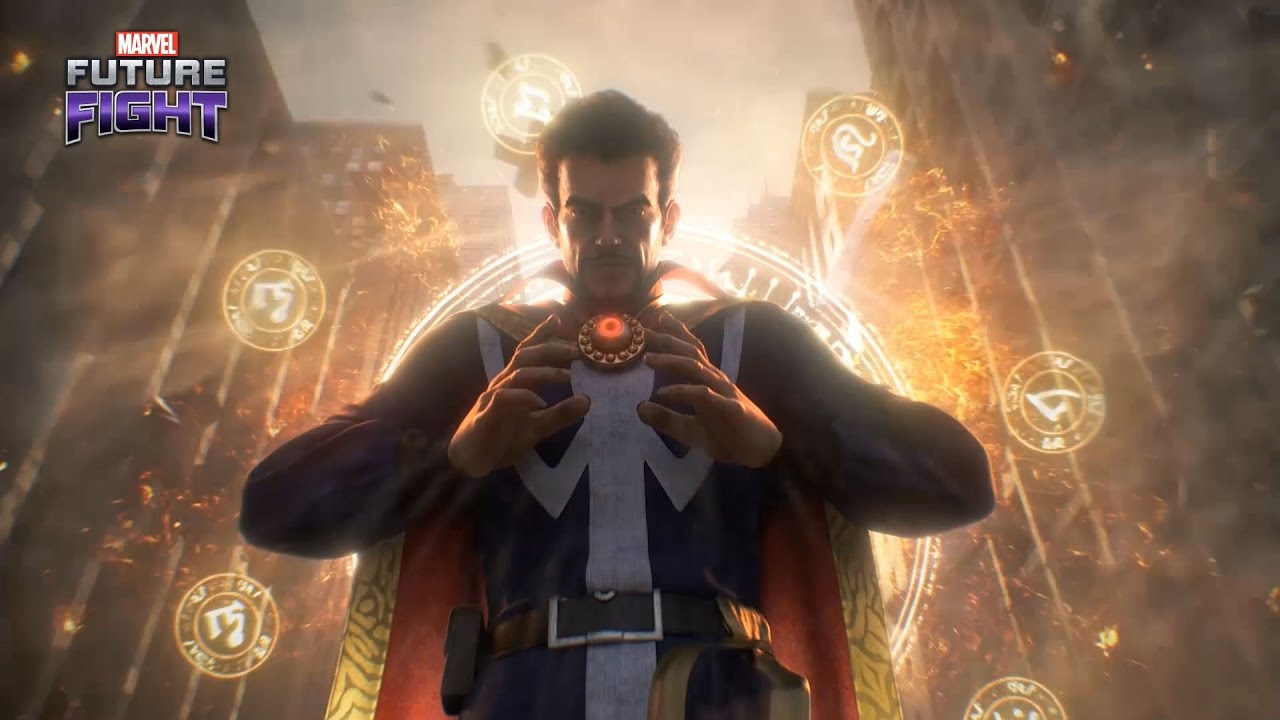 Marvel Future Fight [Thanos vs Doctor Strange] (Full CG 