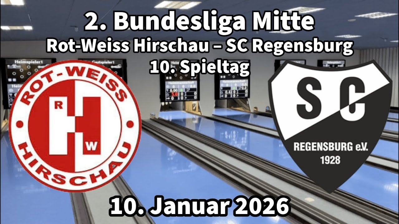Rot-Weiss Hirschau – Sport-Club Regensburg | 2. Bundesliga Mitte Kegeln Classic 2025/2026